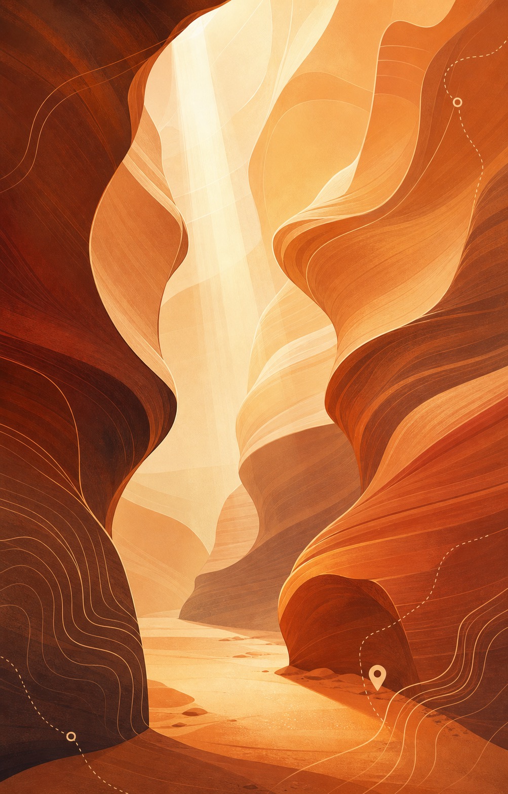 Antelope Canyon Day Trip Planner illustrated product cover